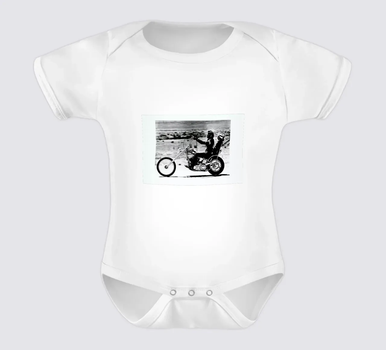 Peter Fonda "Easy Rider" 1969 body neonato maniche corte da Gallery Print and Art Limited