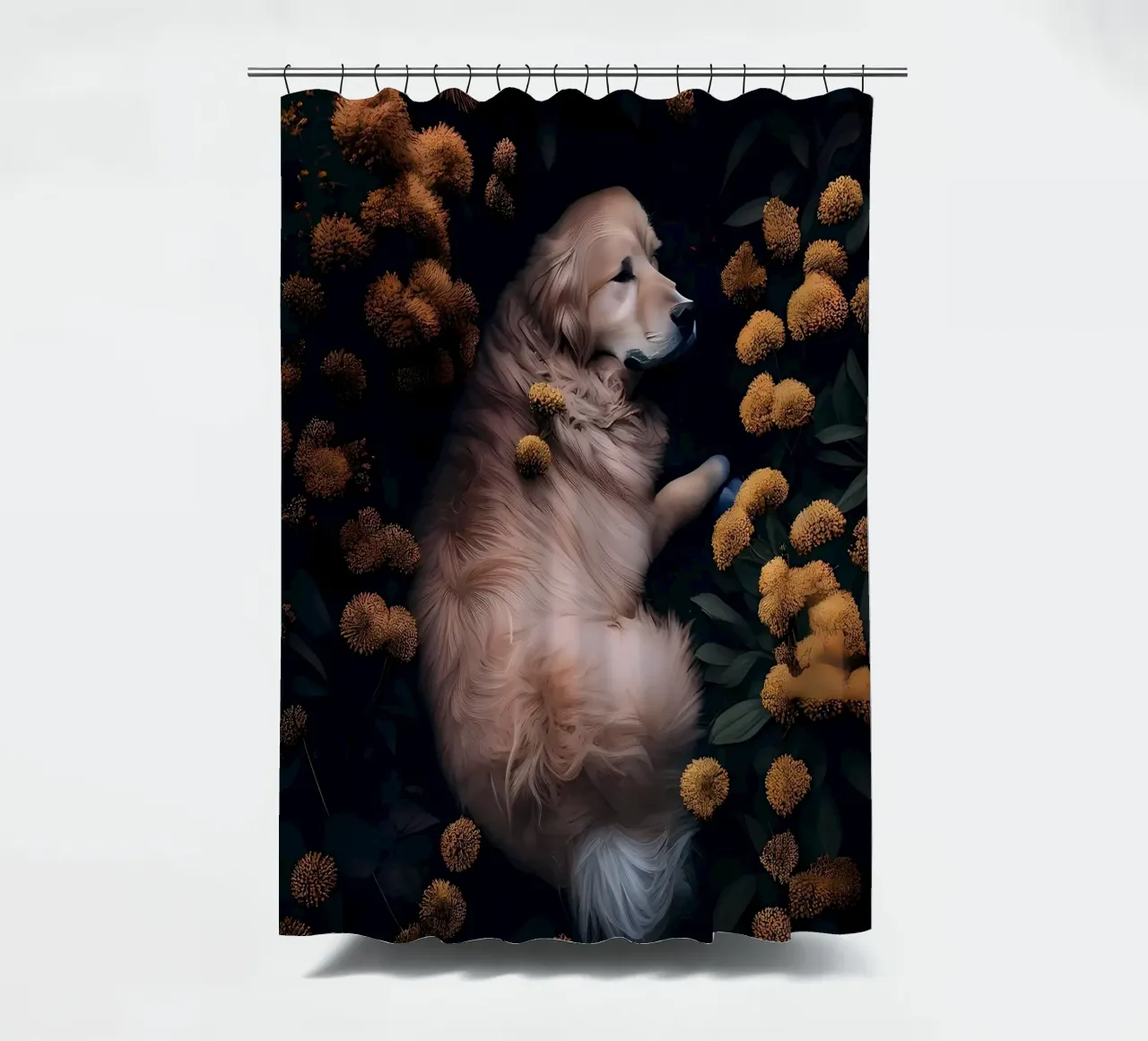 Labrador Retriever Dog shower curtain by Mikesell