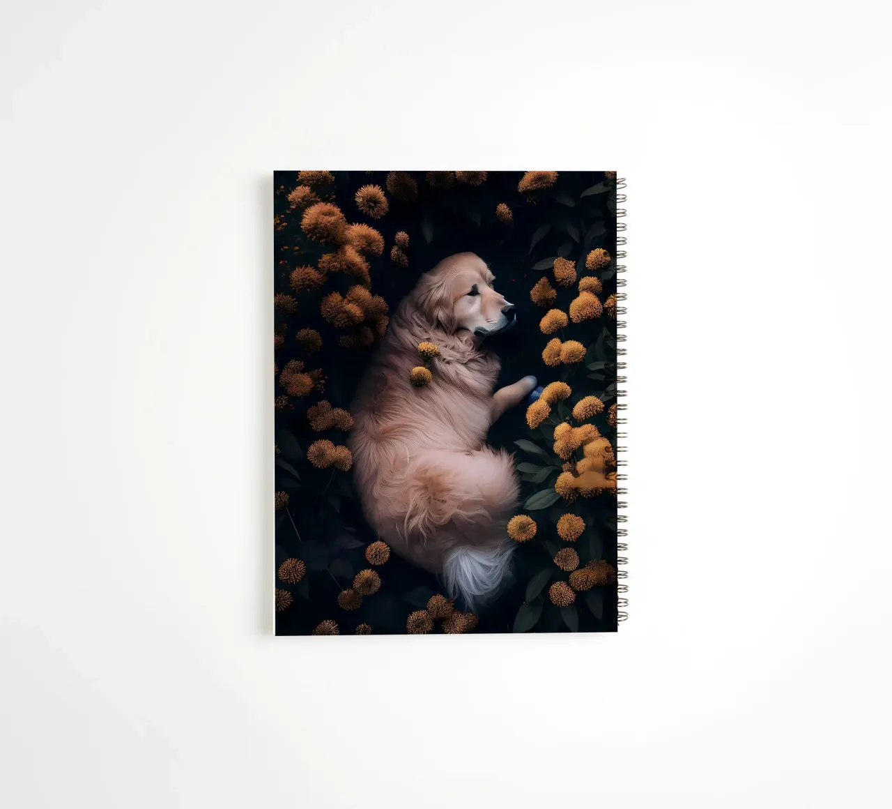Labrador Retriever Dog spiral notebook by Mikesell