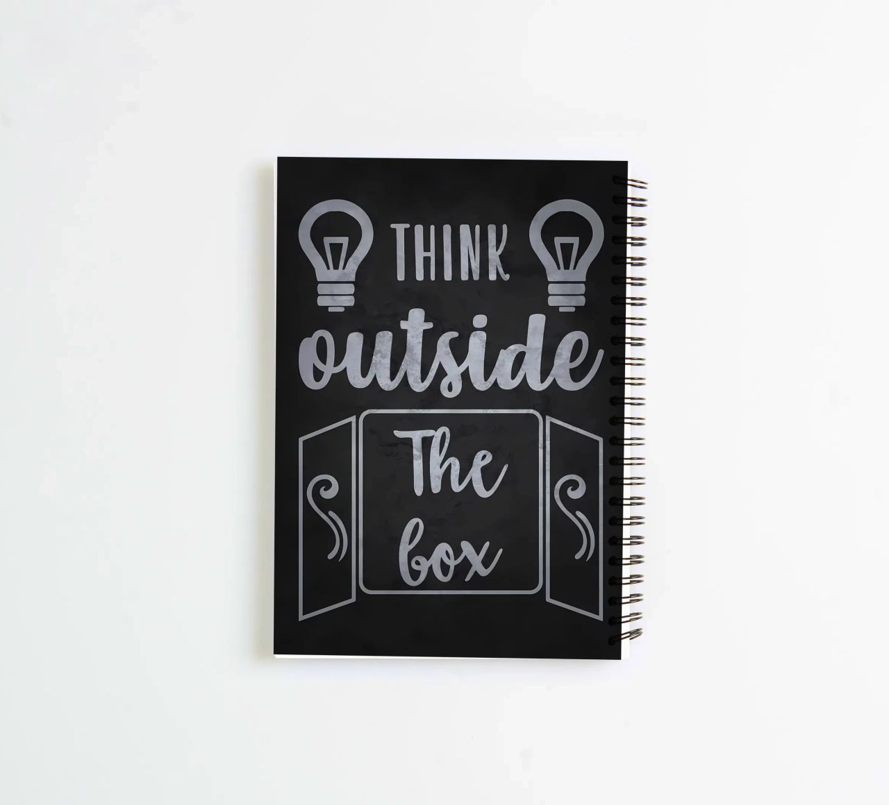 Think Outside The Box spiral notebook by Delaplane