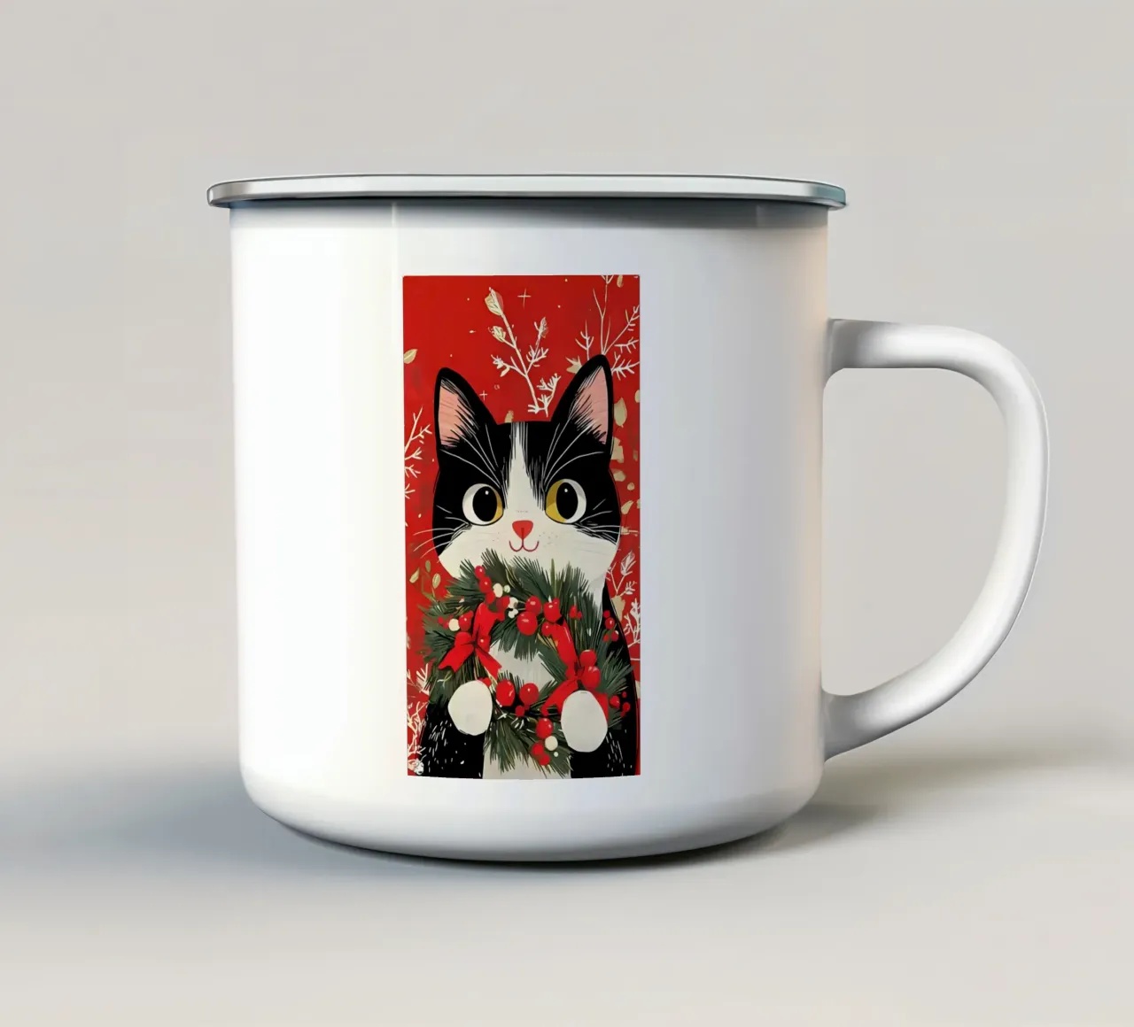 Poster minimalista 279 tazza in smalto da Kadynce