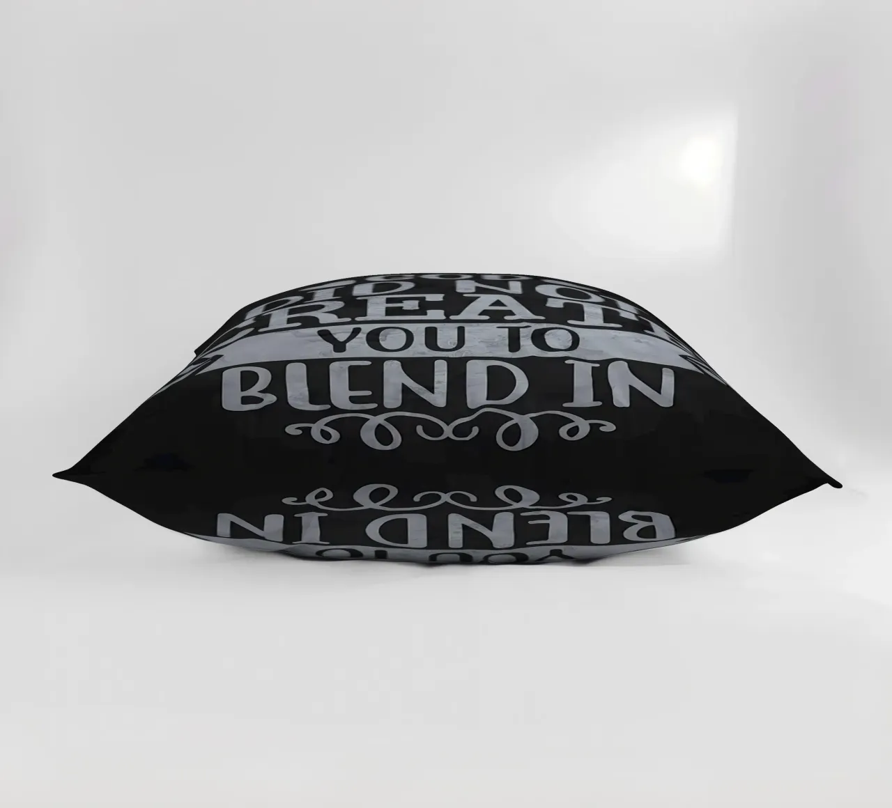 Not Created To Blend In decorative cushion by Delaplane
