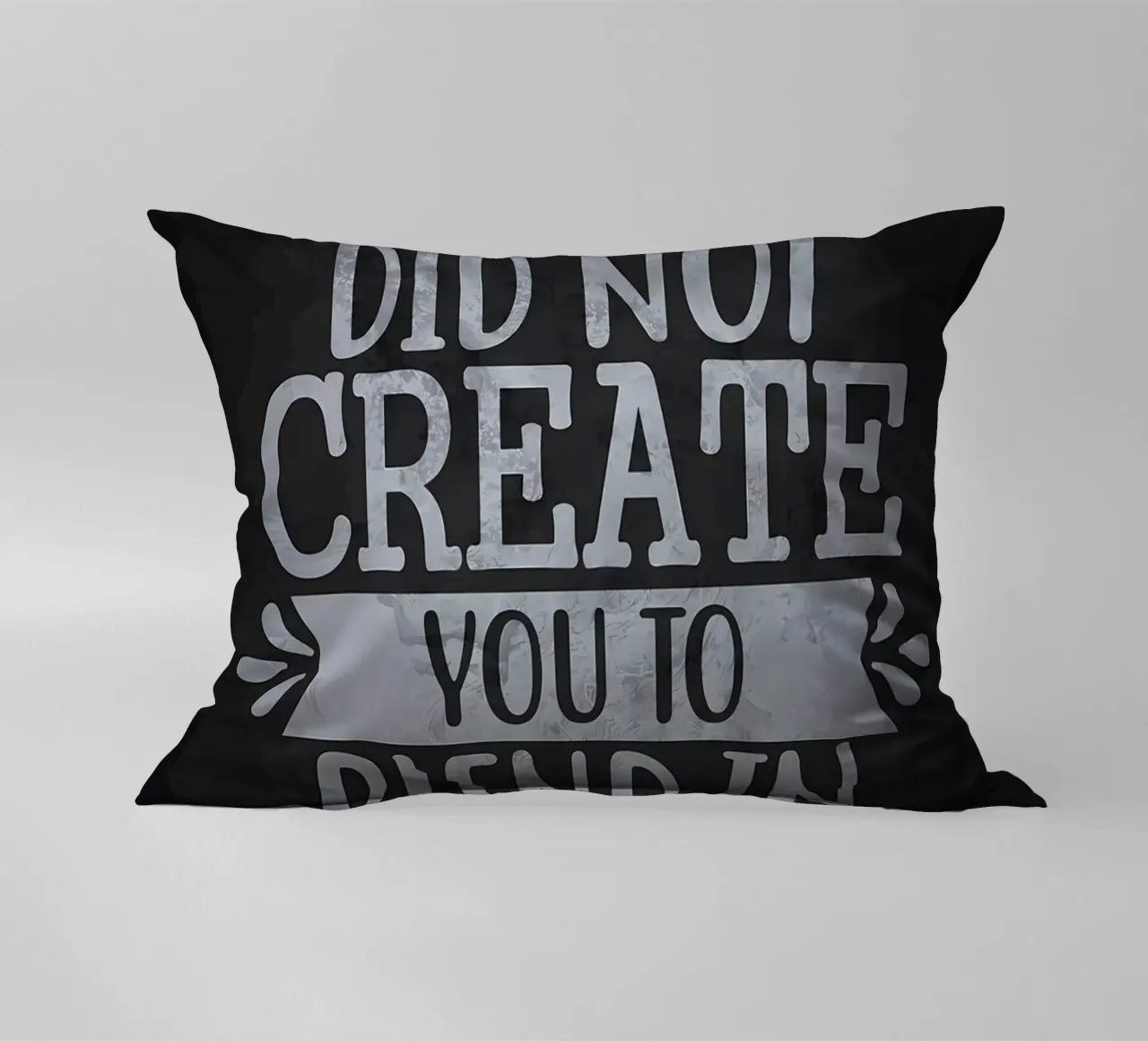 Not Created To Blend In decorative cushion by Delaplane