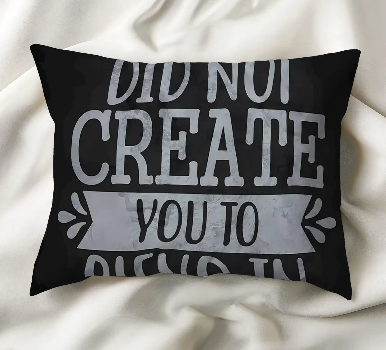 Not Created To Blend In decorative cushion by Delaplane