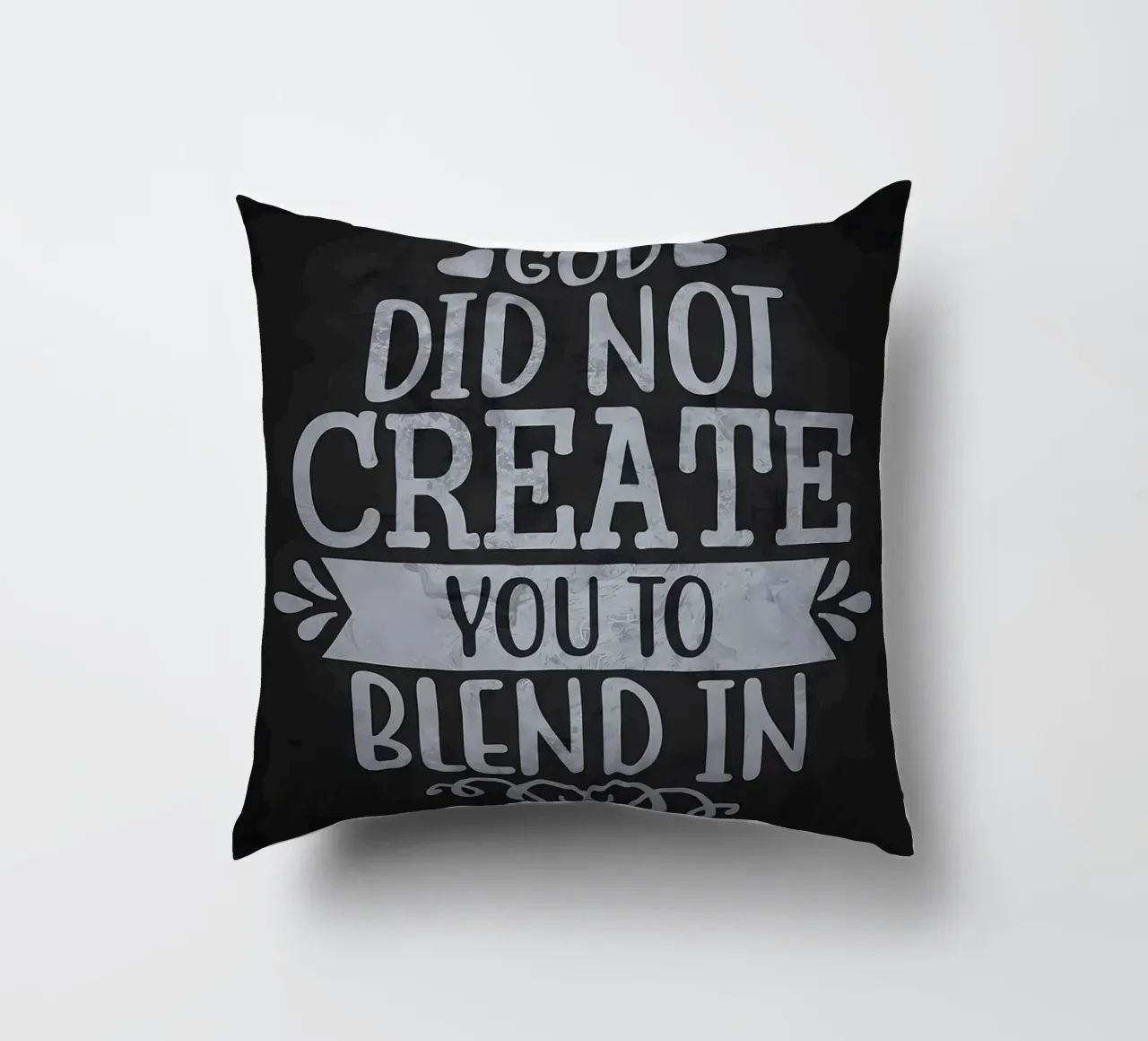 Not Created To Blend In decorative cushion by Delaplane