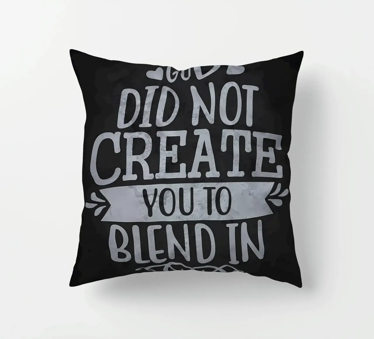Not Created To Blend In decorative cushion by Delaplane