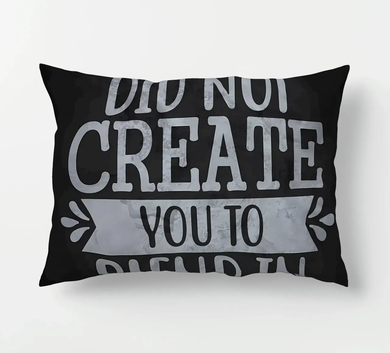 Not Created To Blend In decorative cushion by Delaplane