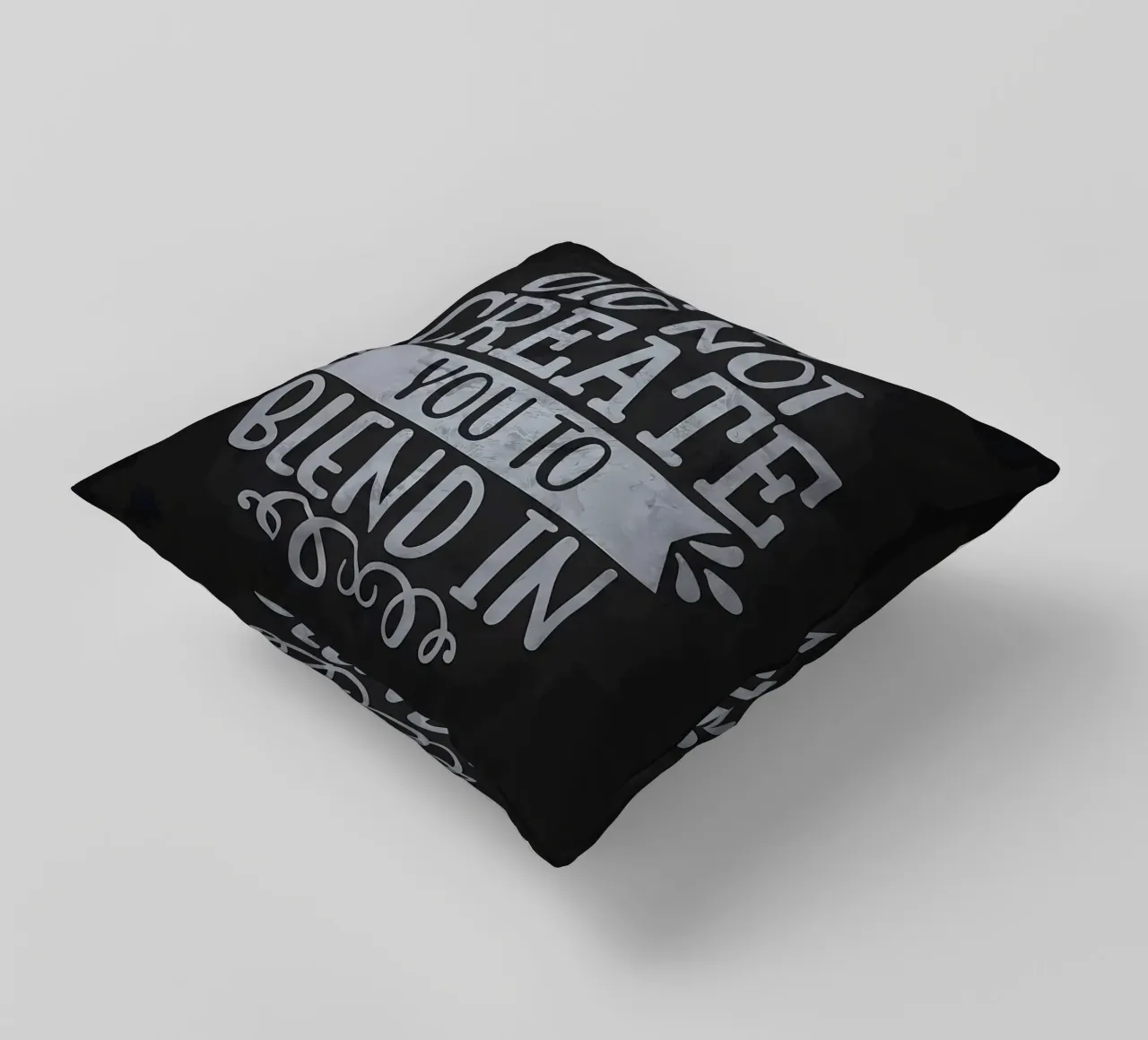Not Created To Blend In decorative cushion by Delaplane