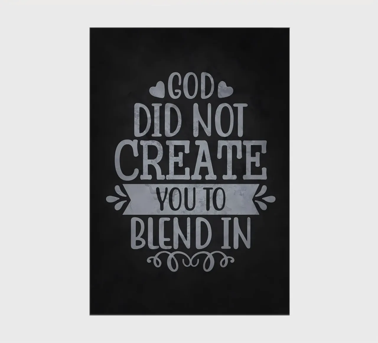 Not Created To Blend In notebook by Delaplane