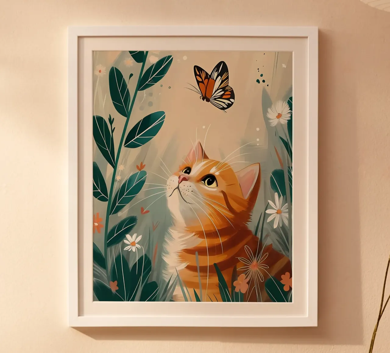 Animale poster con telaio in alluminio da Kadynce