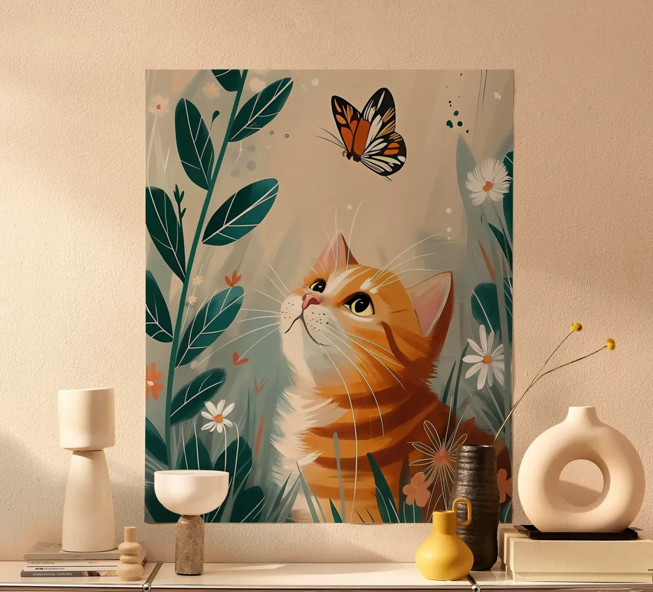 Animale poster con telaio in alluminio da Kadynce