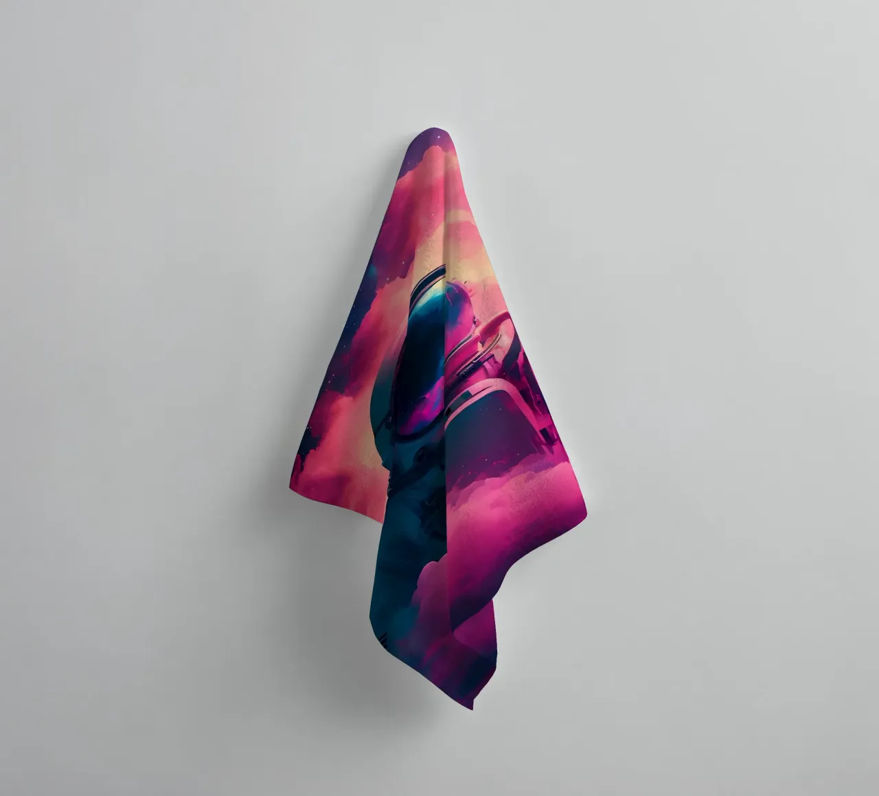 Poster badhanddoek van Mikesell