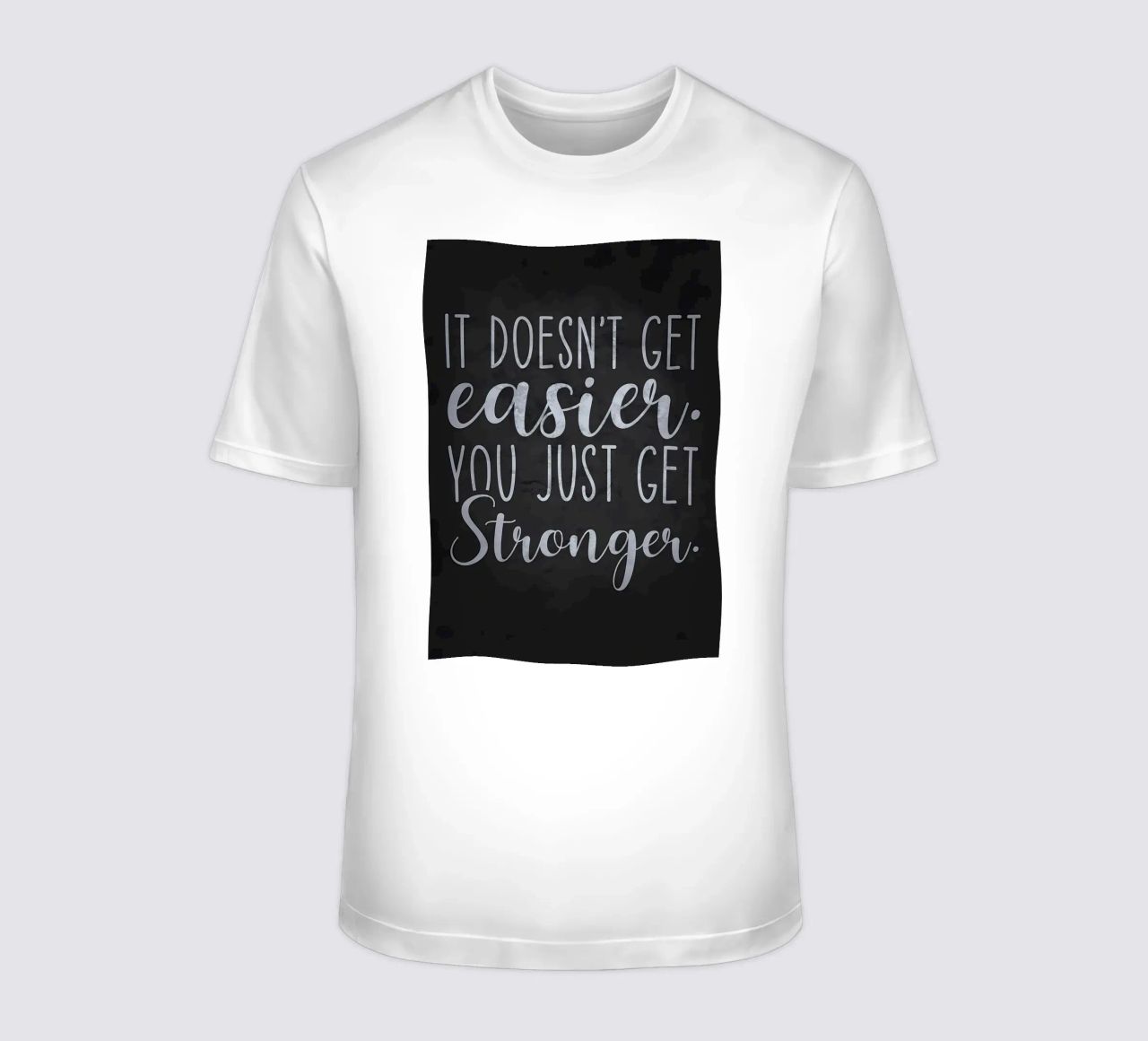 Diventa più facile e più forte t-shirt da Bassy