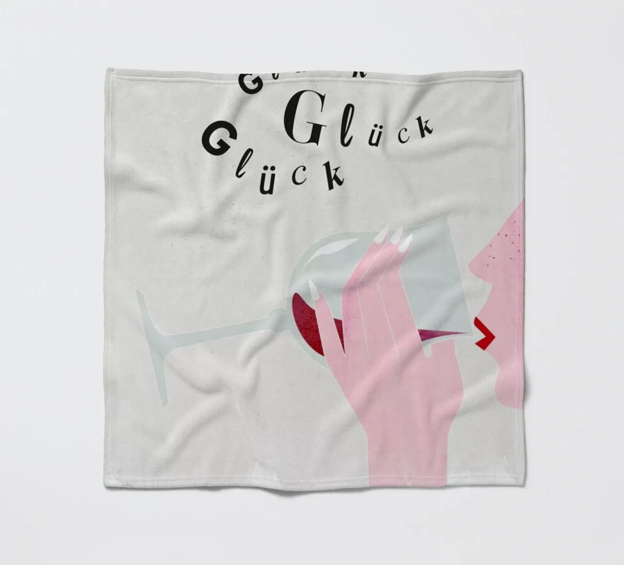 Glück Glück Glück coperta in pile da Amy & Kurt