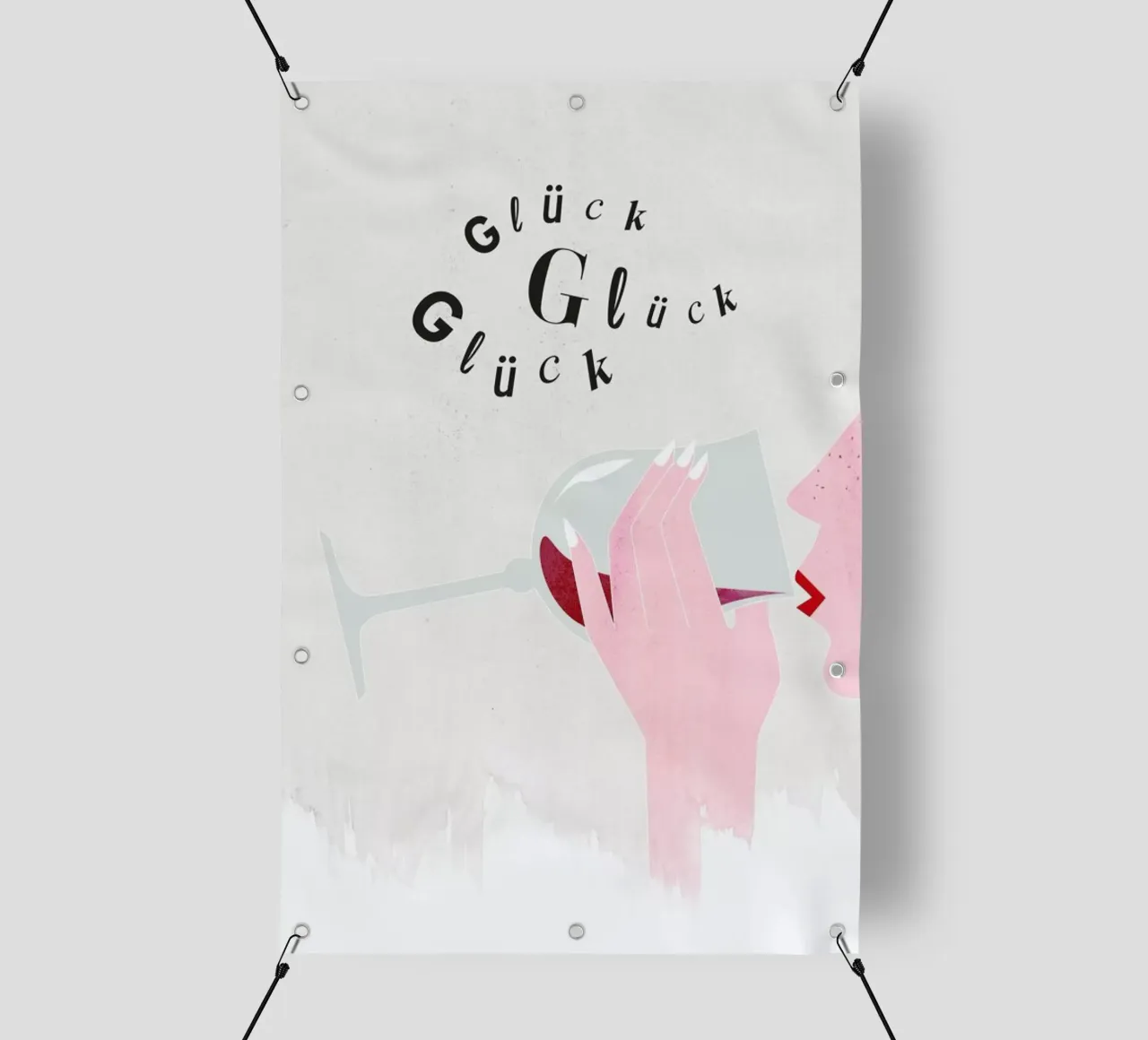 Glück Glück Glück telo in pvc da Amy & Kurt