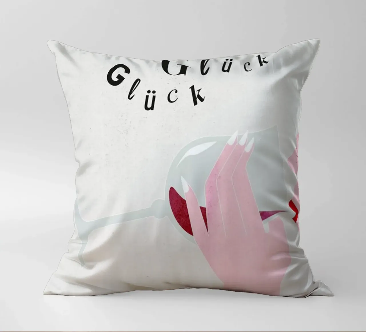 Glück Glück Glück cuscino da Amy & Kurt