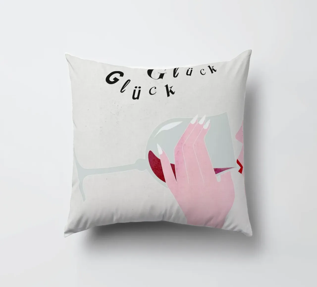 Glück Glück Glück cuscino da Amy & Kurt