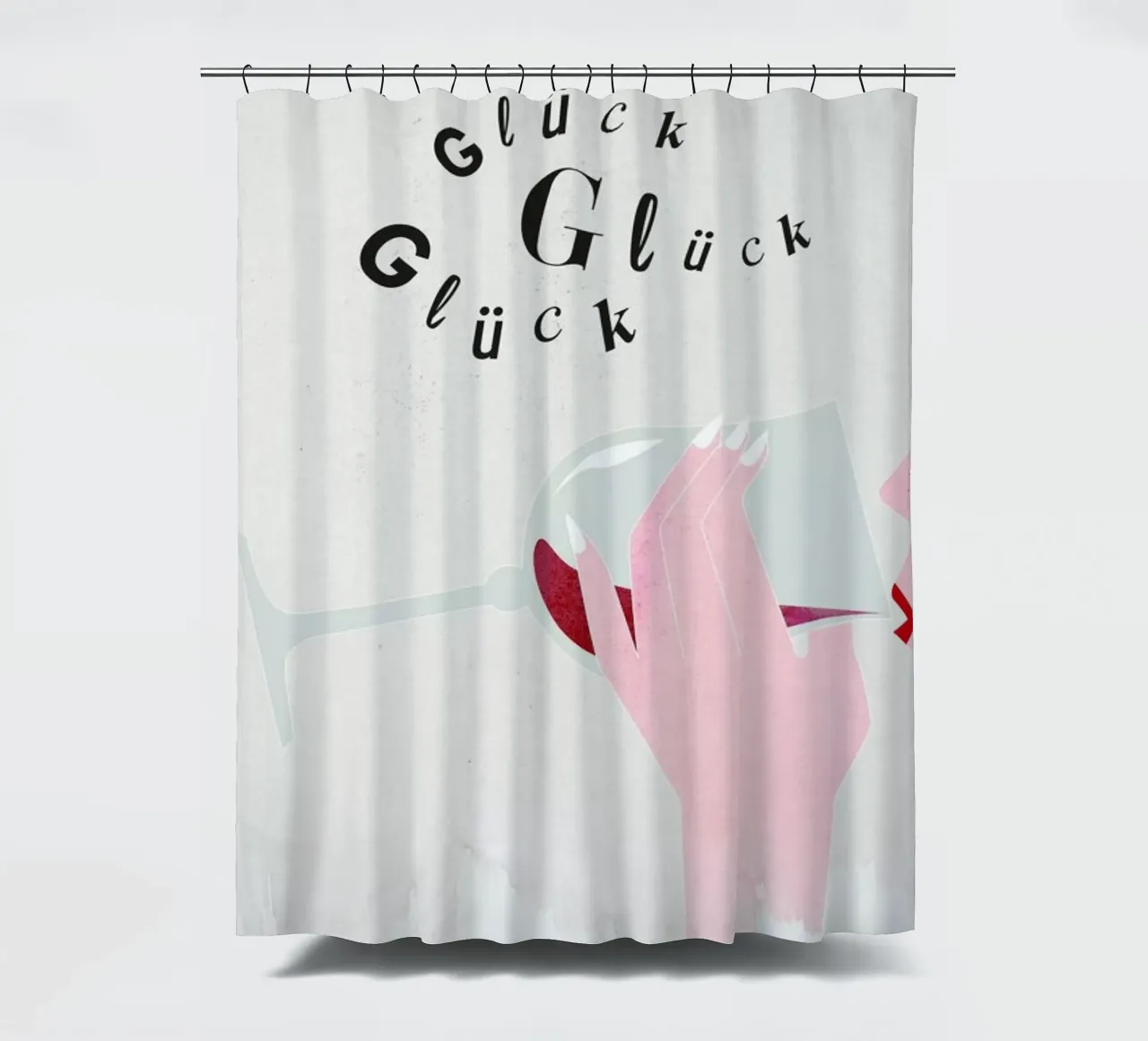 Glück Glück Glück tenda da doccia da Amy & Kurt