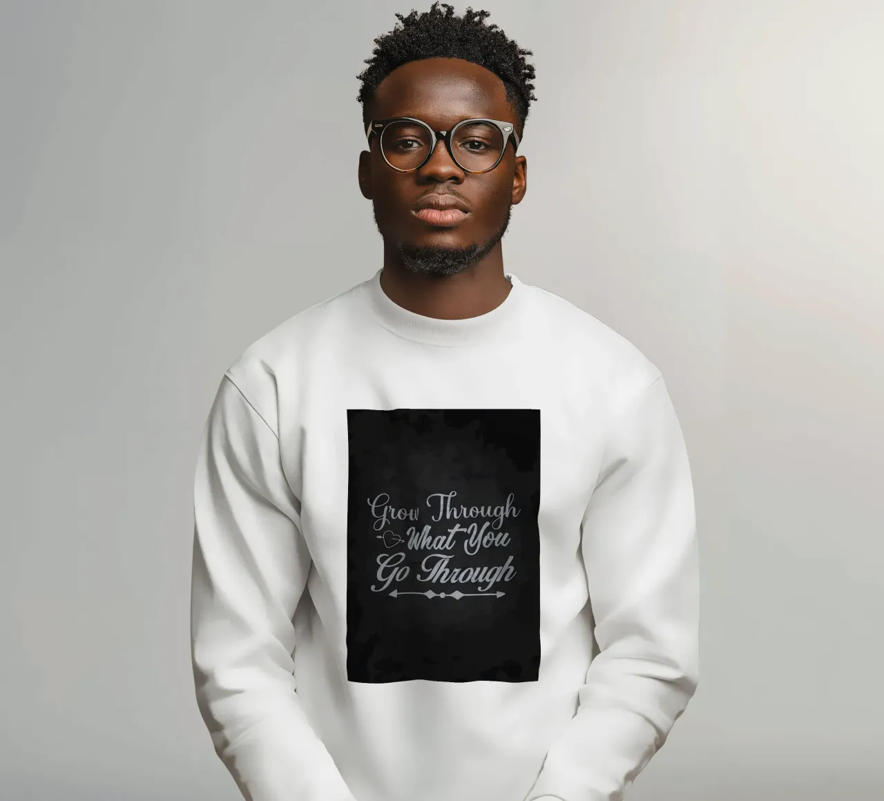 Grow Through What You Go sweatshirt by Delaplane