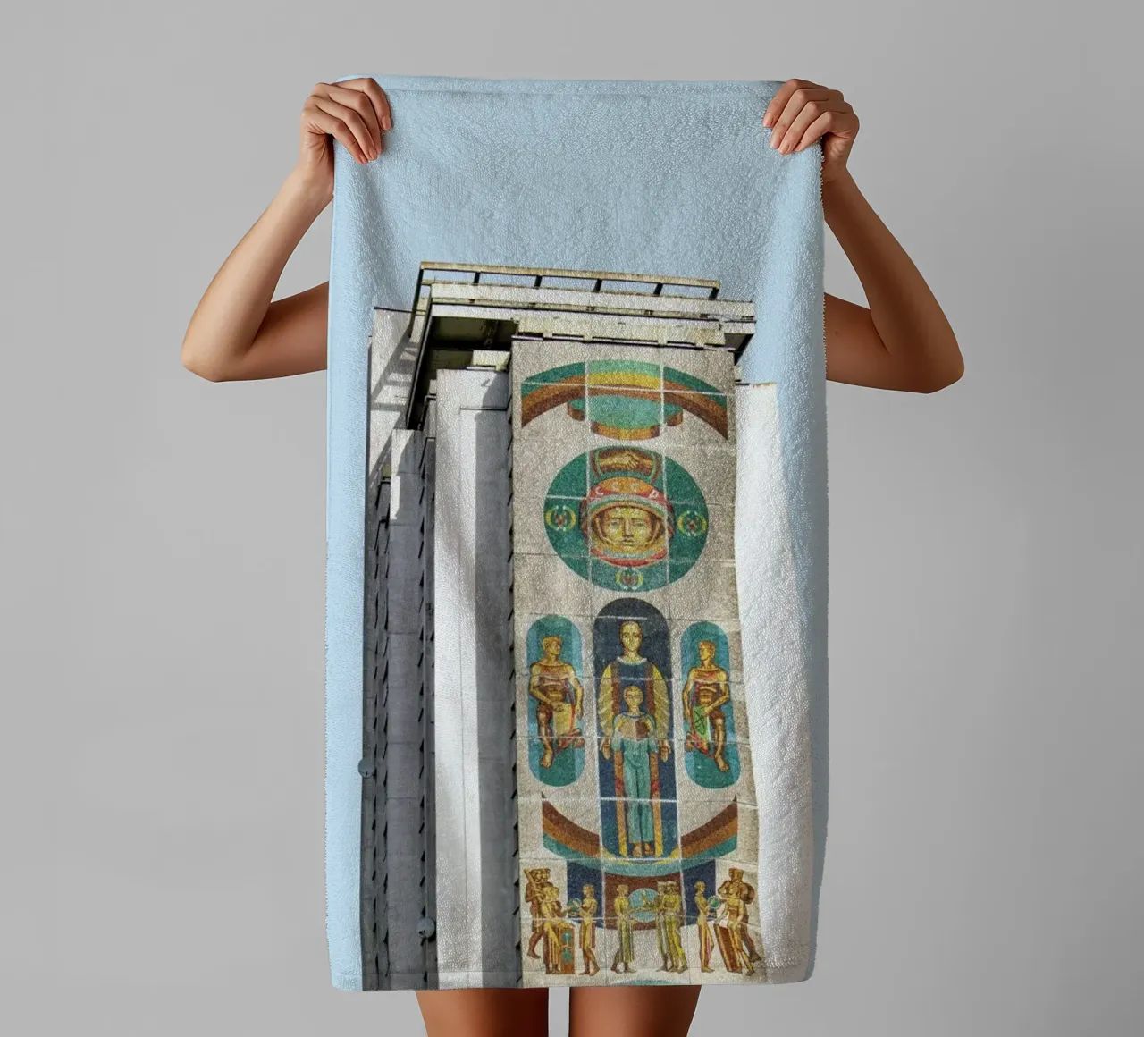 CCCP Cosmonaut asciugamano da bagno da Marc Schulthess