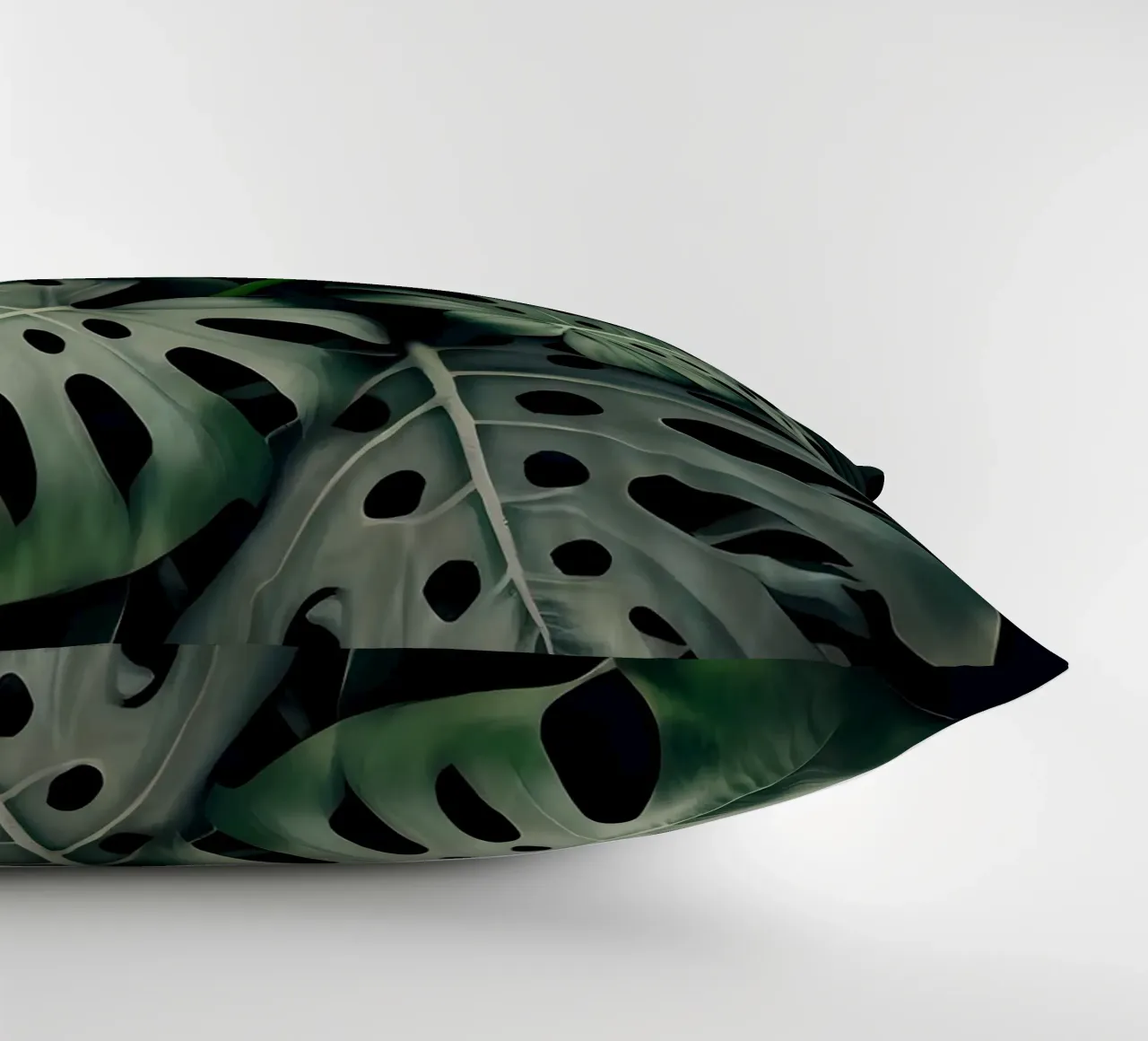 Monstera in Olive cuscino da Mikesell