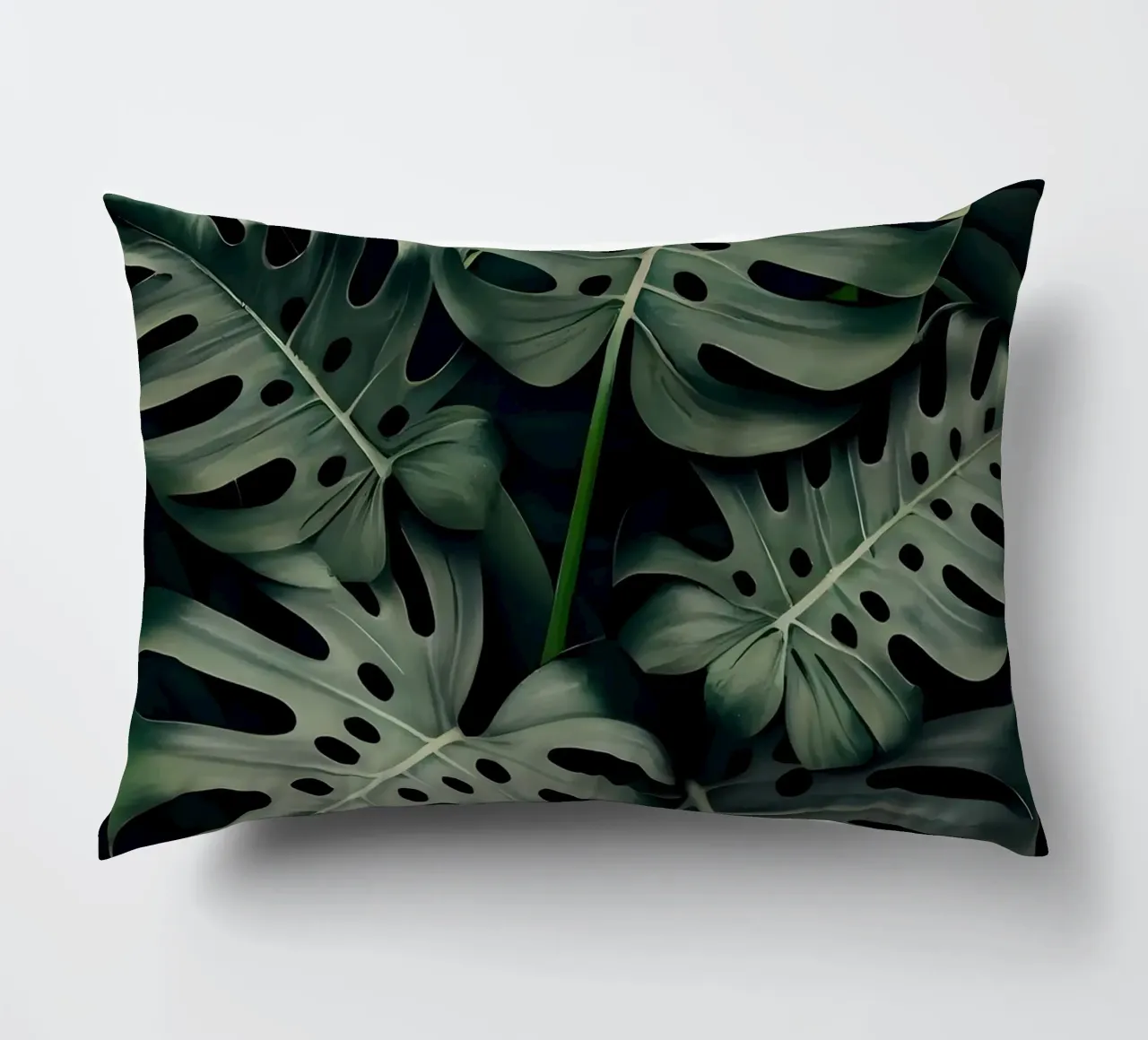 Monstera in Olive cuscino da Mikesell