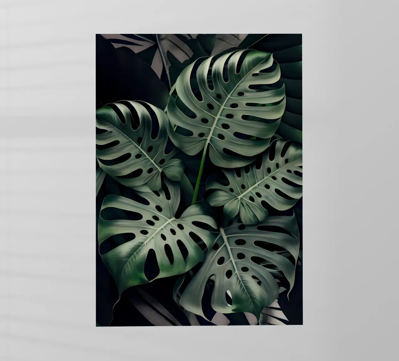 Monstera in Olive pellicola backlit da Mikesell