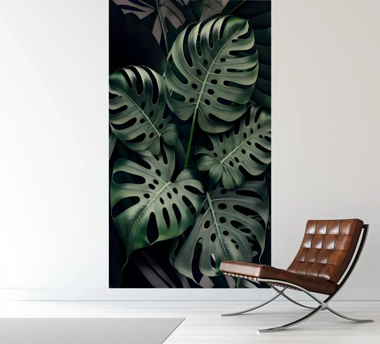 Monstera in Olive photo wallpaper by Mikesell