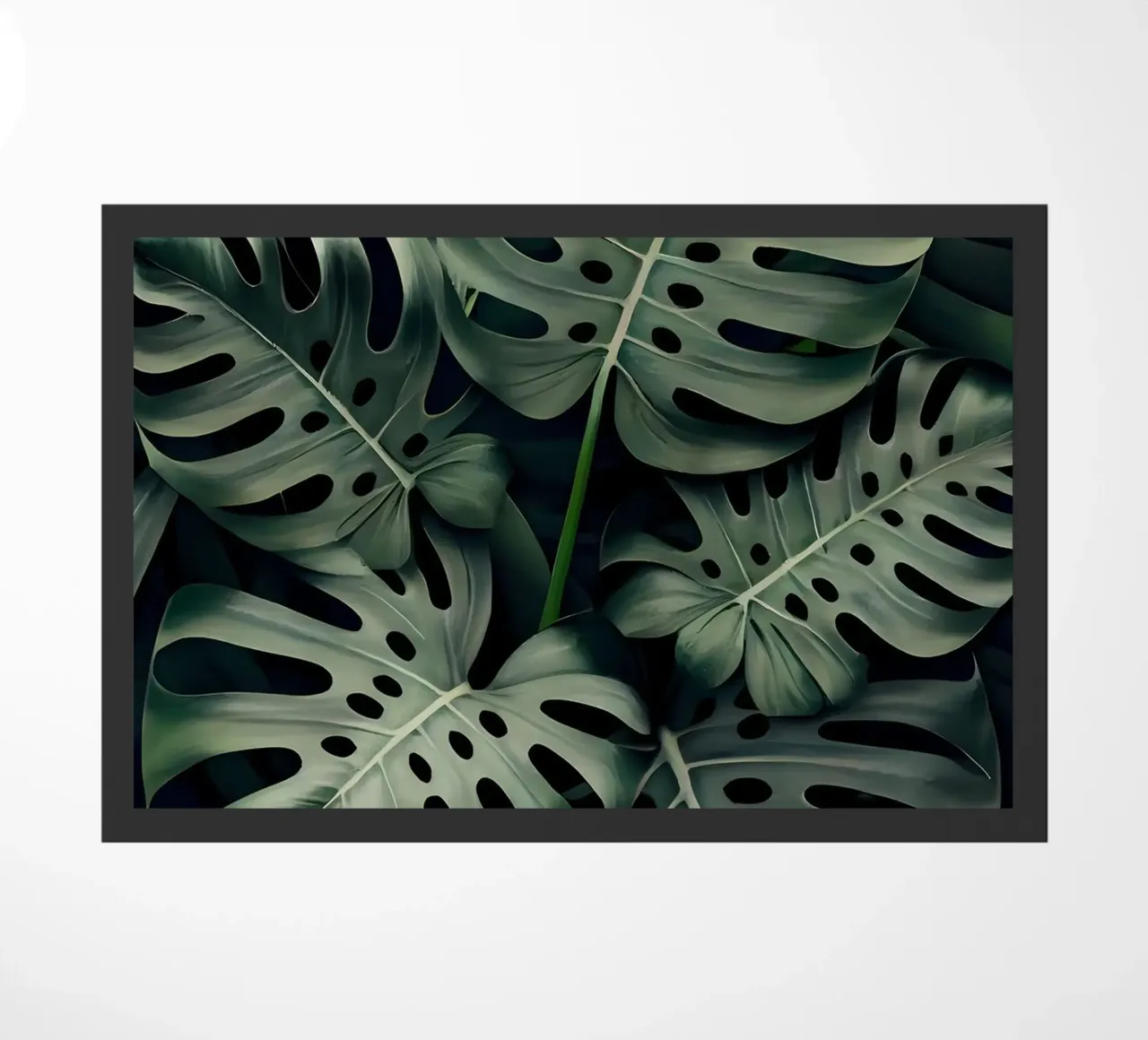 Monstera in Olive zerbino da Mikesell
