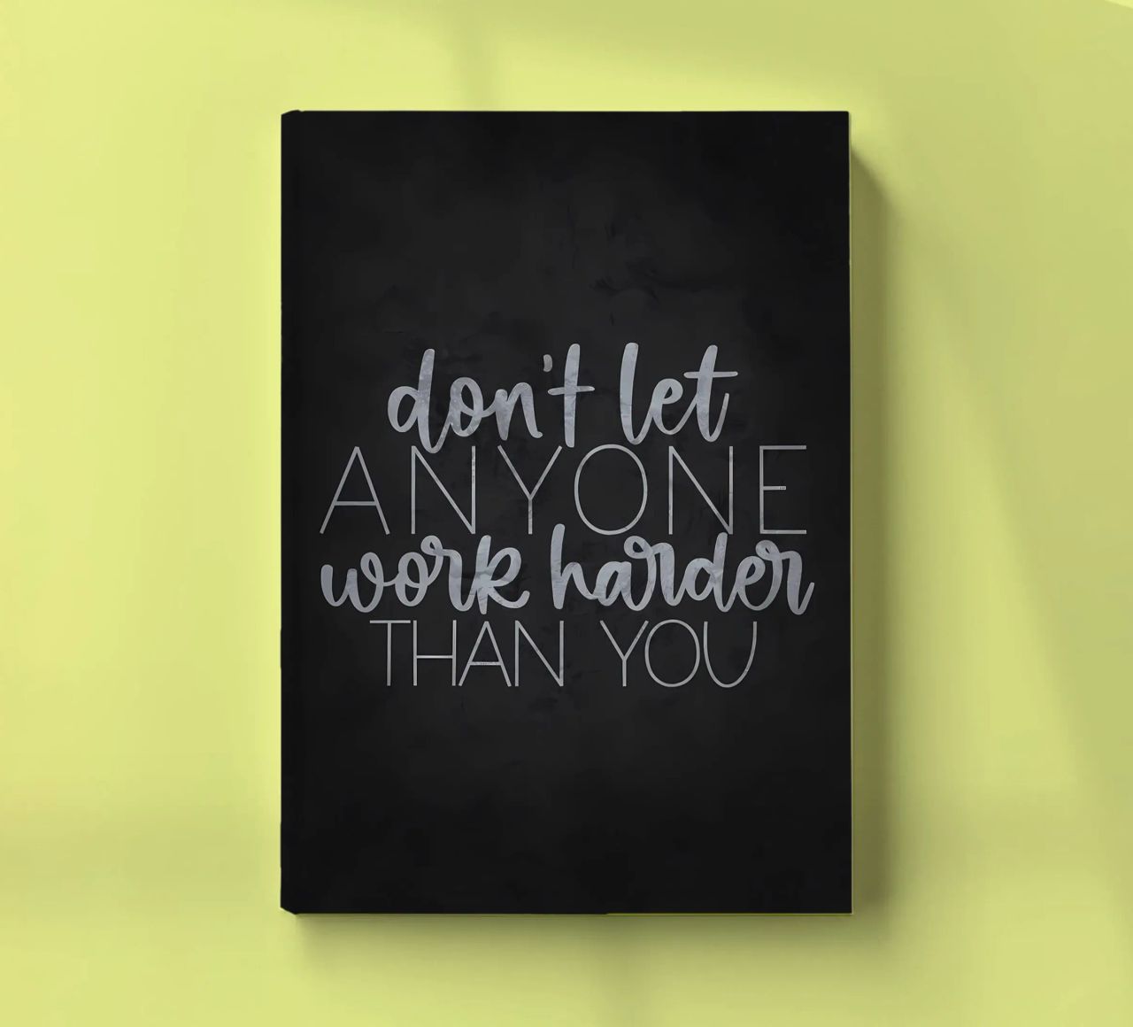 Work Harder Than Them notebook by Delaplane