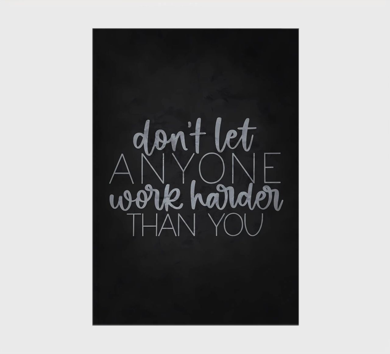 Work Harder Than Them notebook by Delaplane