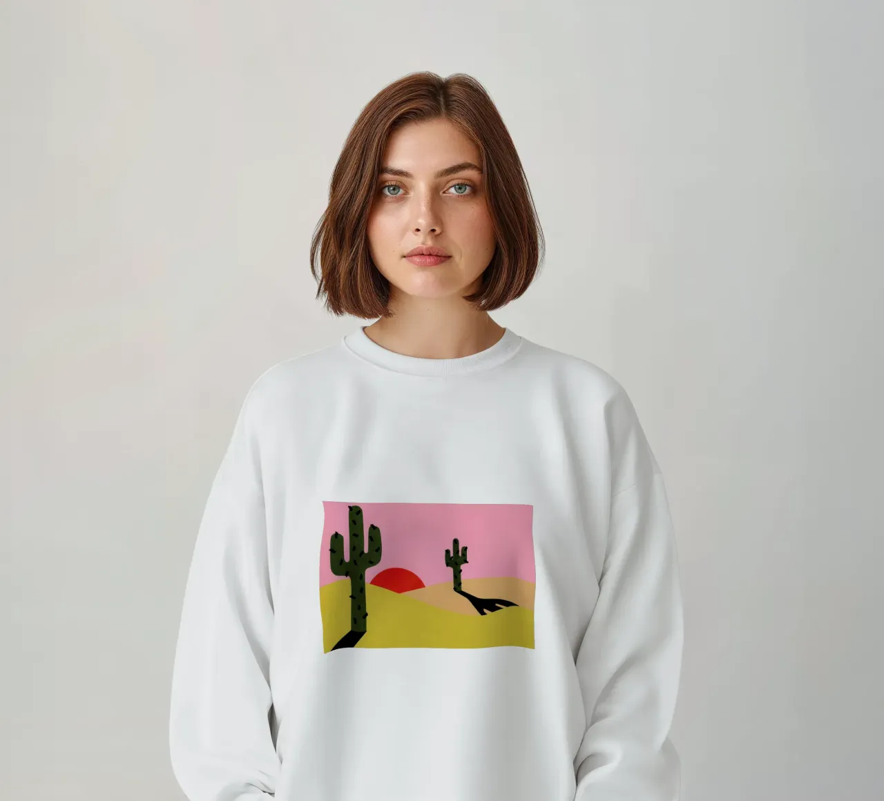 Two Cacti In The Desert Sun felpa da Rosi Feist