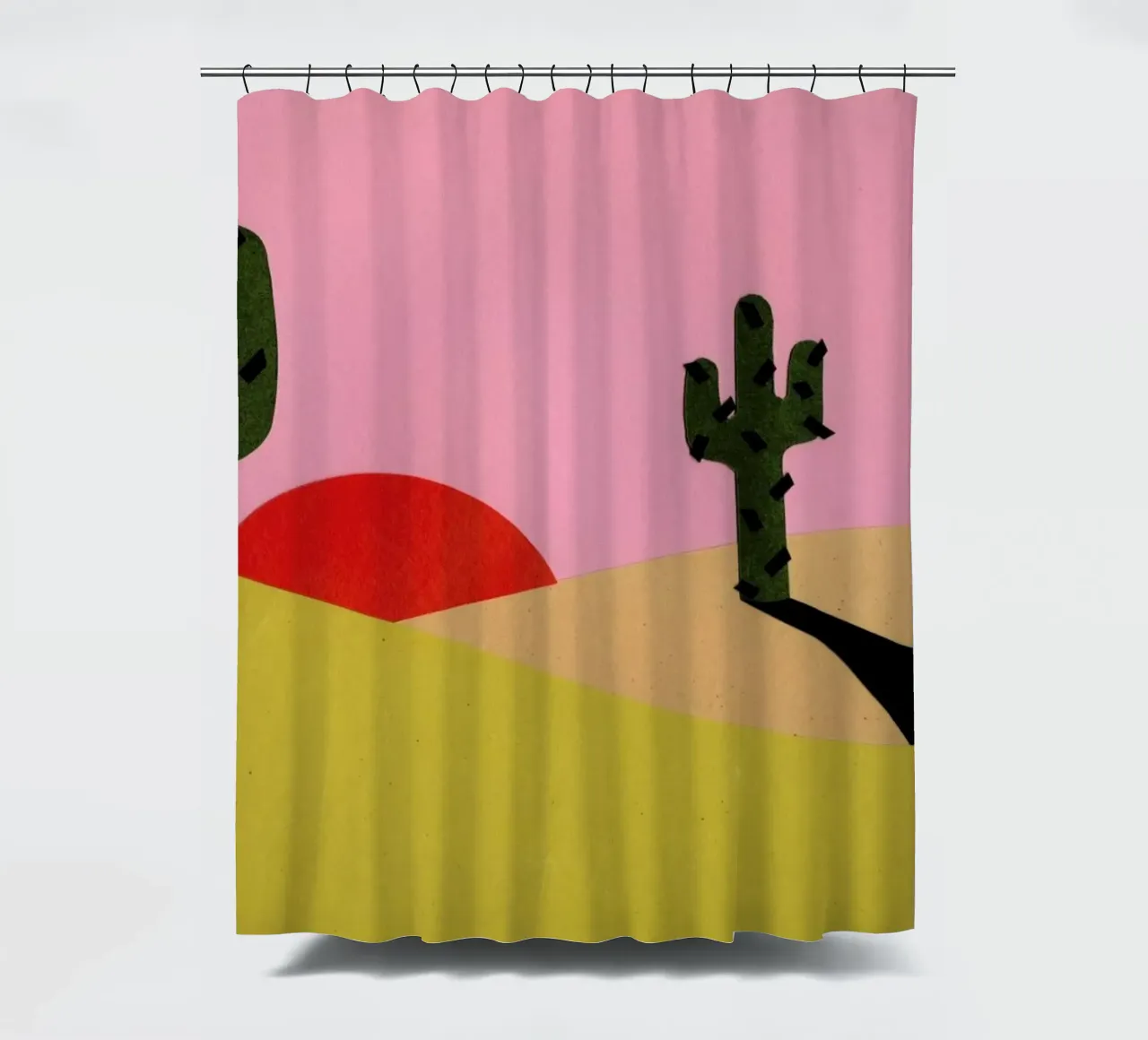 Two Cacti In The Desert Sun tenda da doccia da Rosi Feist