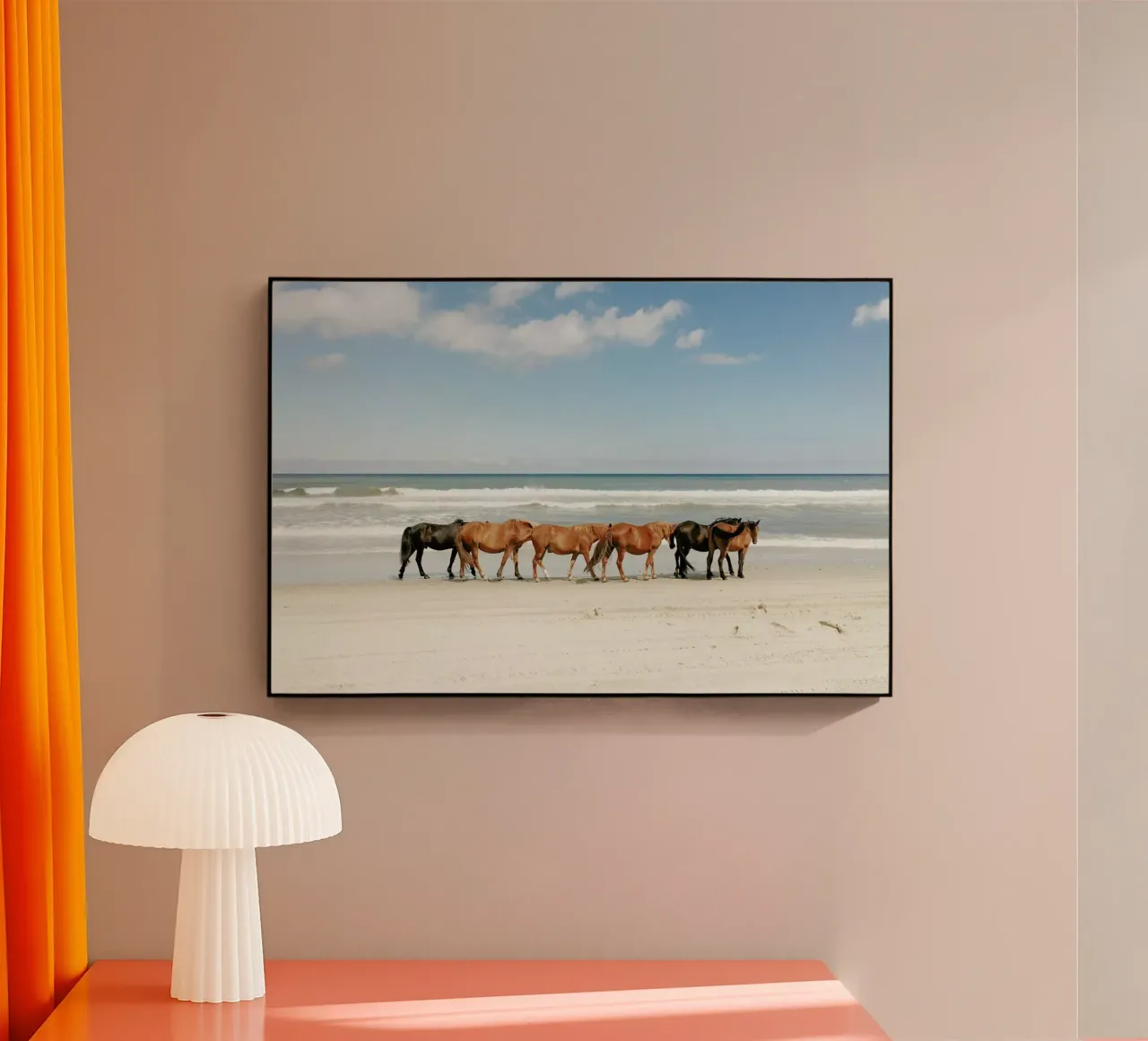 Beach Horses plexiglass da Kevin Russ