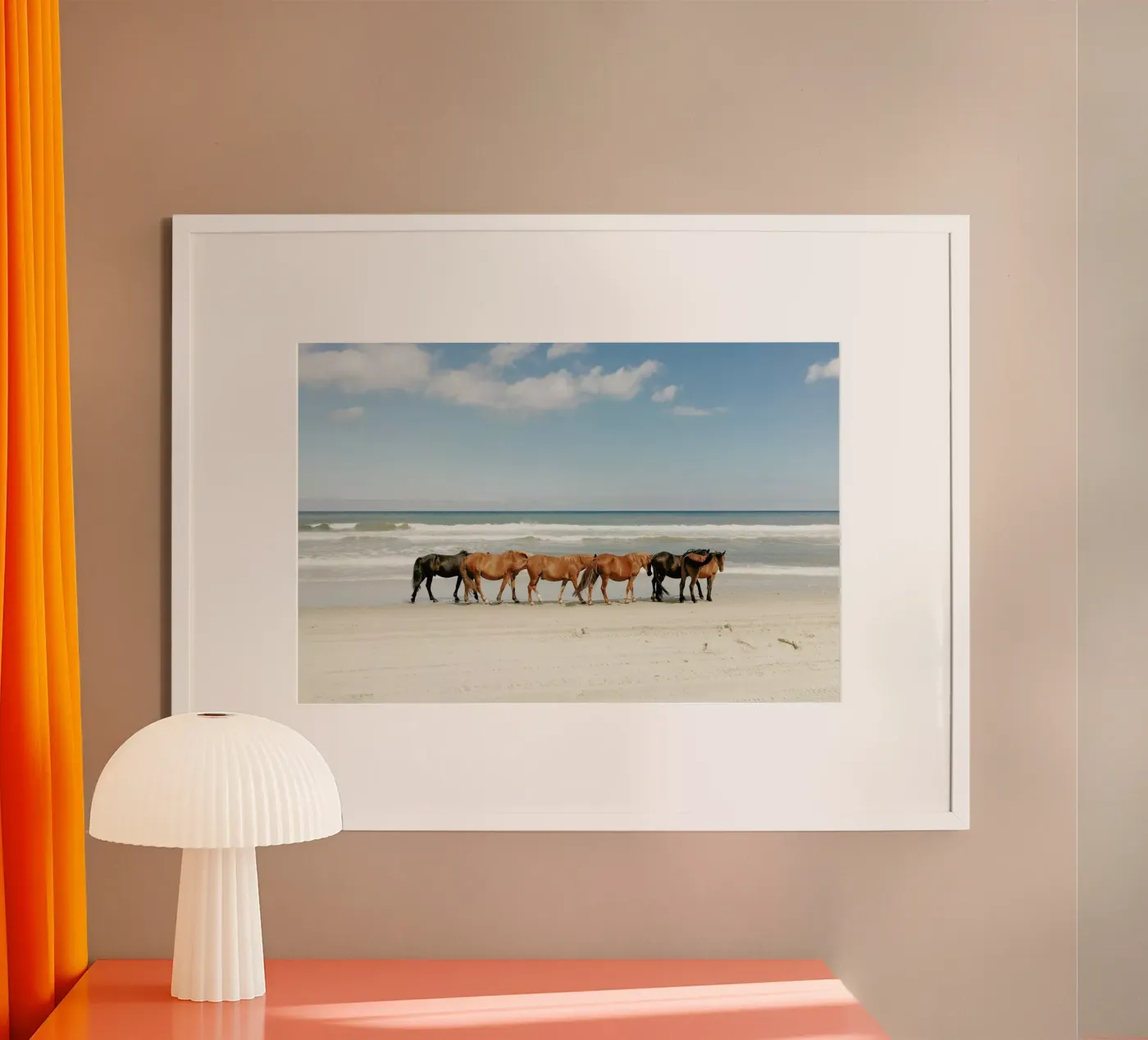 Beach Horses poster da Kevin Russ
