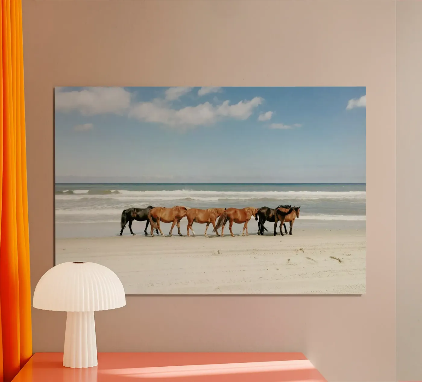Beach Horses poster da Kevin Russ
