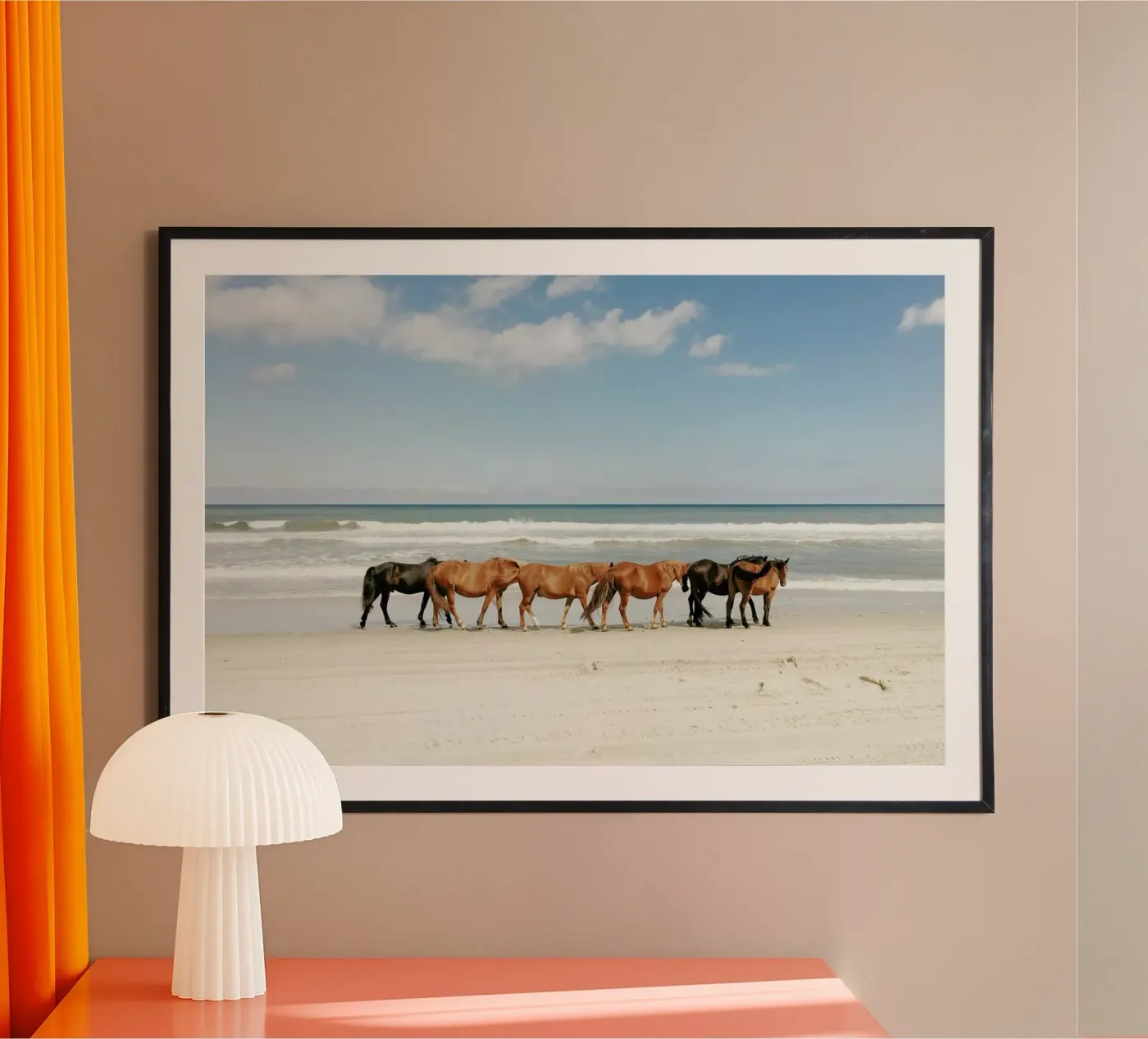 Beach Horses poster da Kevin Russ
