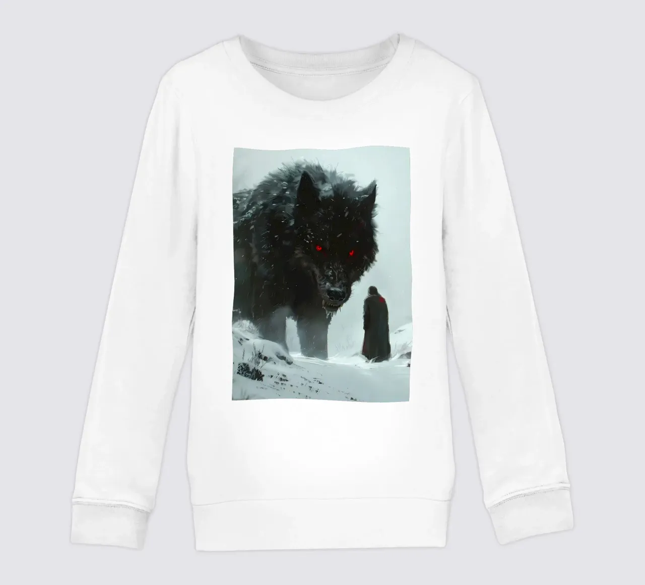 Lupo vichingo Fenrir felpa bambino da Ginnery