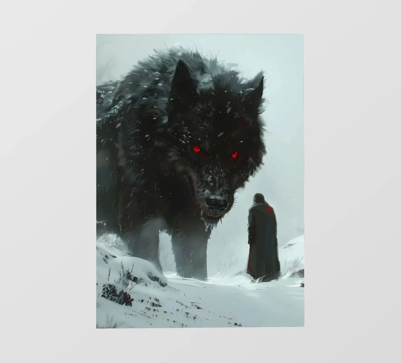 Lupo vichingo Fenrir telo in pvc da Ginnery