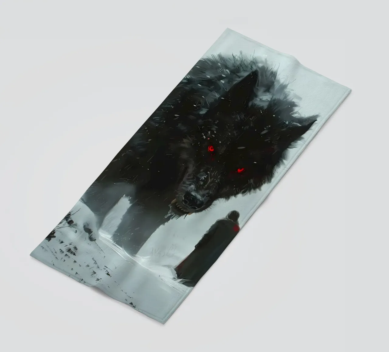 Lupo vichingo Fenrir telo mare da Ginnery