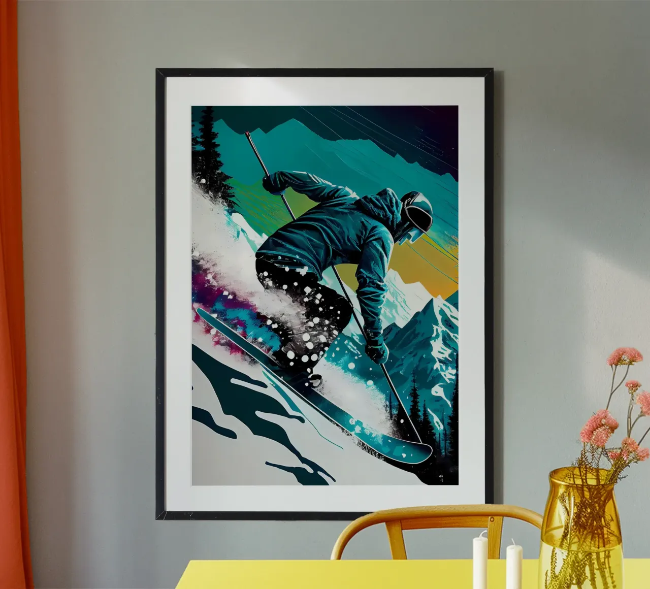 Sci d'epoca poster da Mikesell