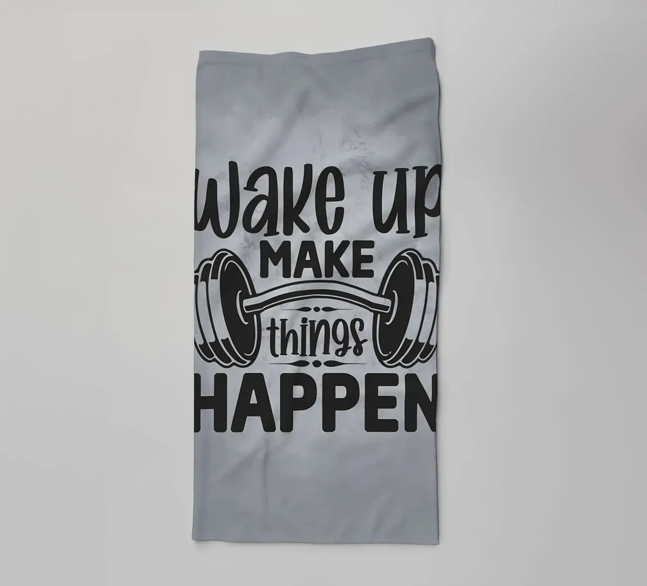 Wake Up Make Things Happen towel by Delaplane