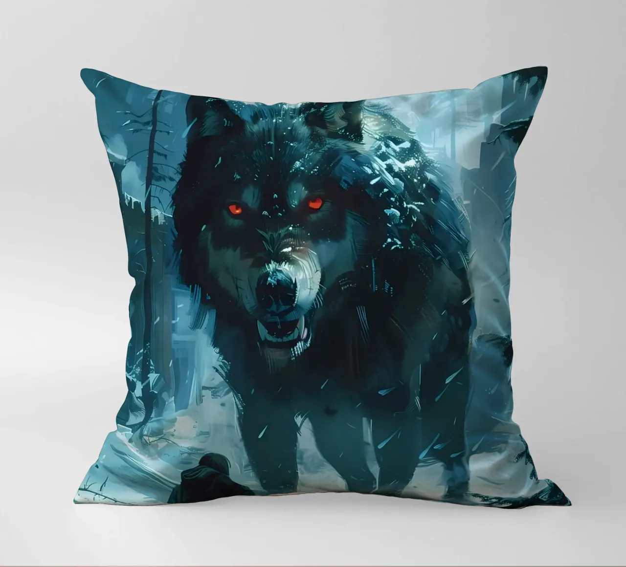 Lupo vichingo Fenrir cuscino da Ginnery