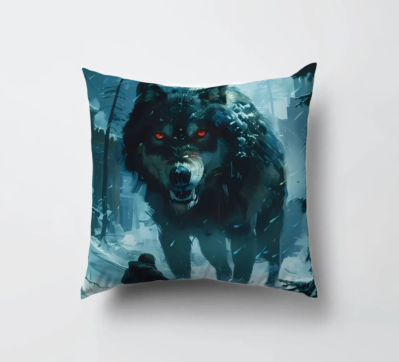 Lupo vichingo Fenrir cuscino da Ginnery
