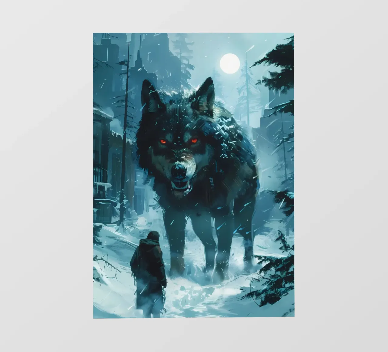 Lupo vichingo Fenrir telo in pvc da Ginnery