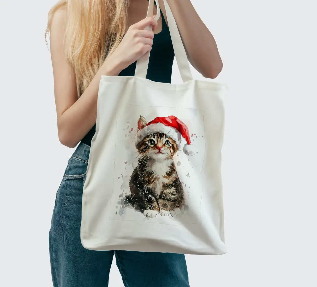 Poster minimalista 286 borsa in juta da Kadynce