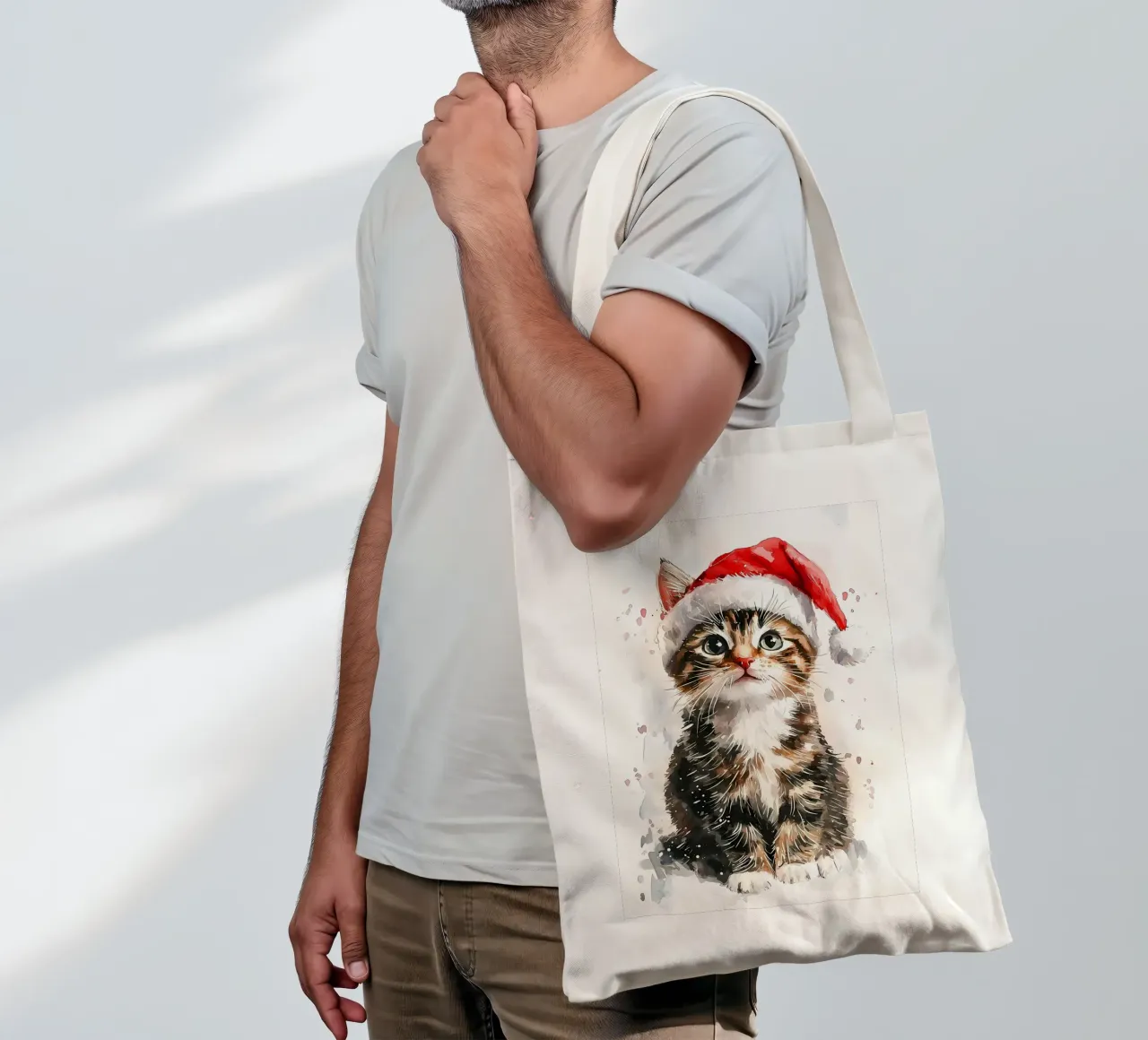 Poster minimalista 286 borsa in juta da Kadynce