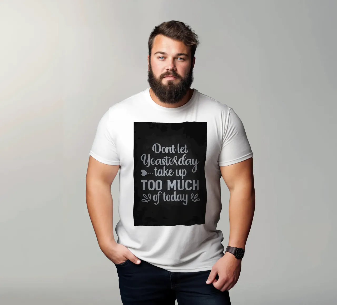Gisteren vs Vandaag t-shirt van Delaplane