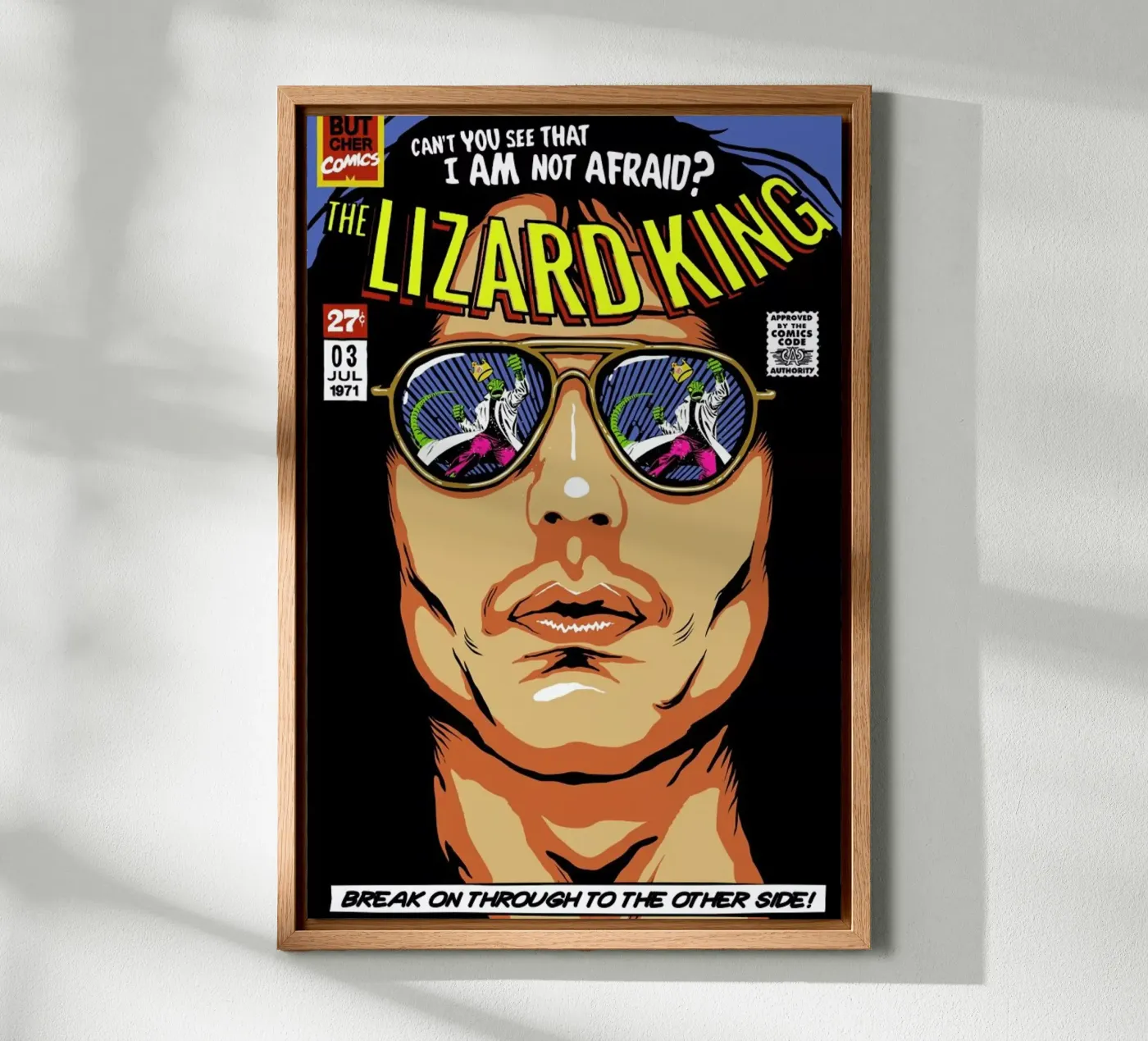 The Lizard King canvas by Butcher Billy