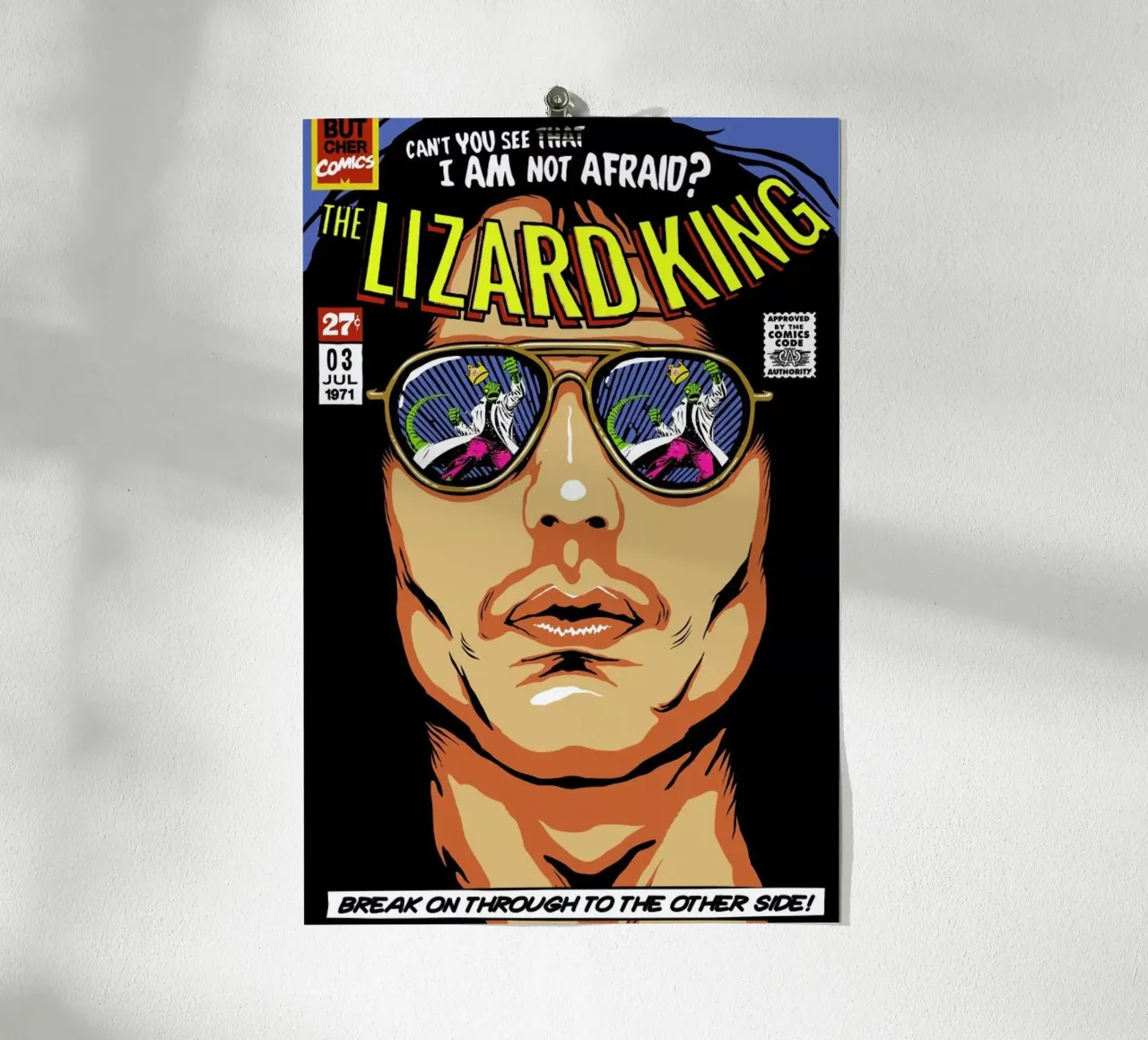 The Lizard King poster van Butcher Billy
